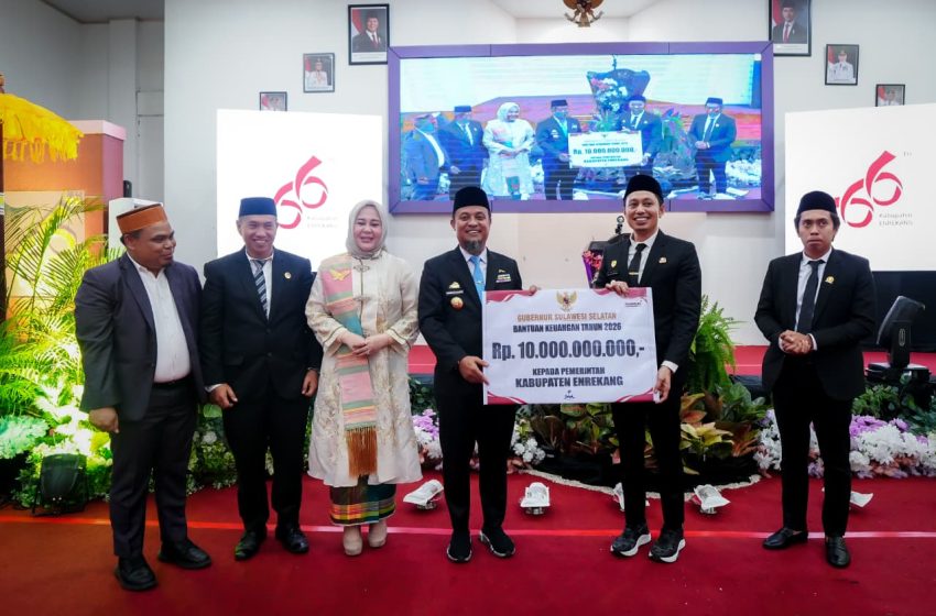  HUT ke-66, Gubernur Dorong Enrekang Tumbuh Lewat Pertanian dan Infrastruktur