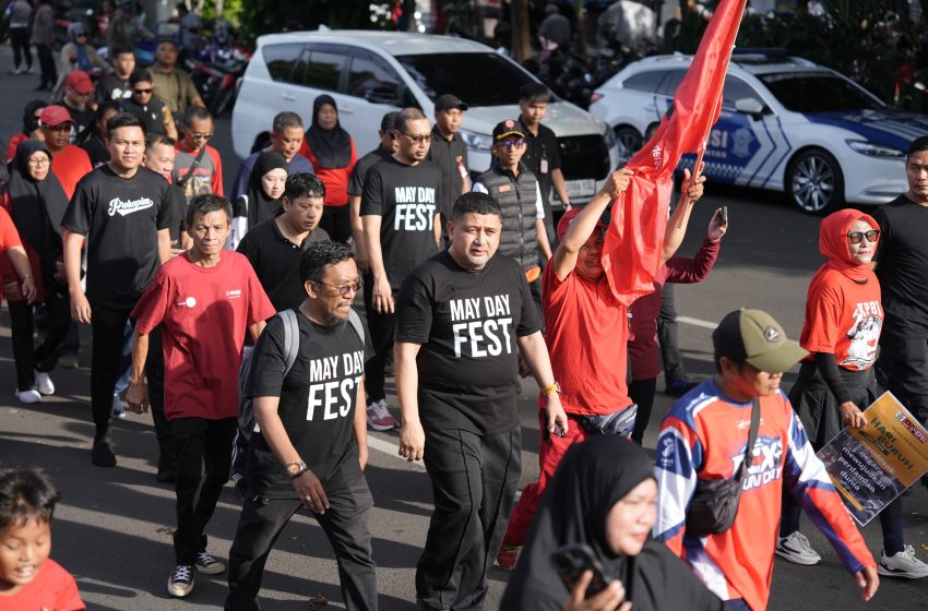  May Day 2026, Pemkot Rangkul Buruh dan Ramaikan Fun Walk Serikat Buruh dan Pekerja