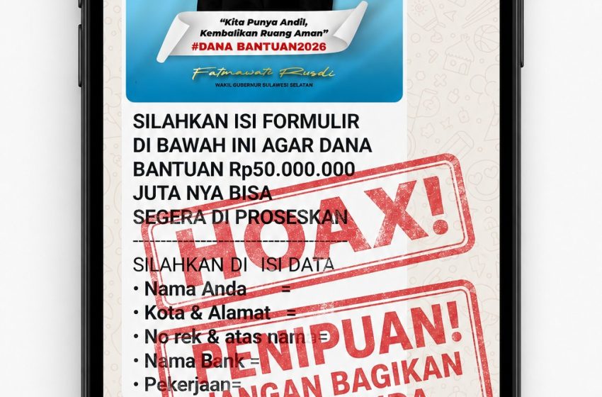  Pemprov Sulsel Ungkap Modus AI Tirukan Suara Wagub untuk Menipu Warga