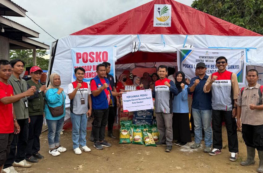  Bright Gas hingga Sembako Disalurkan ke 9 Kecamatan di Kendari