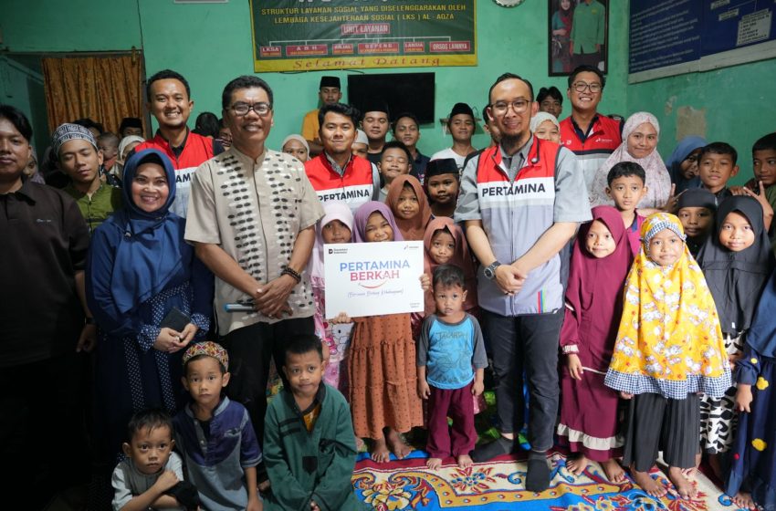  Pertamina Datangi Yayasan di Tallo, Puluhan Anak Yatim Dapat Bantuan dan Dukungan Pendidikan