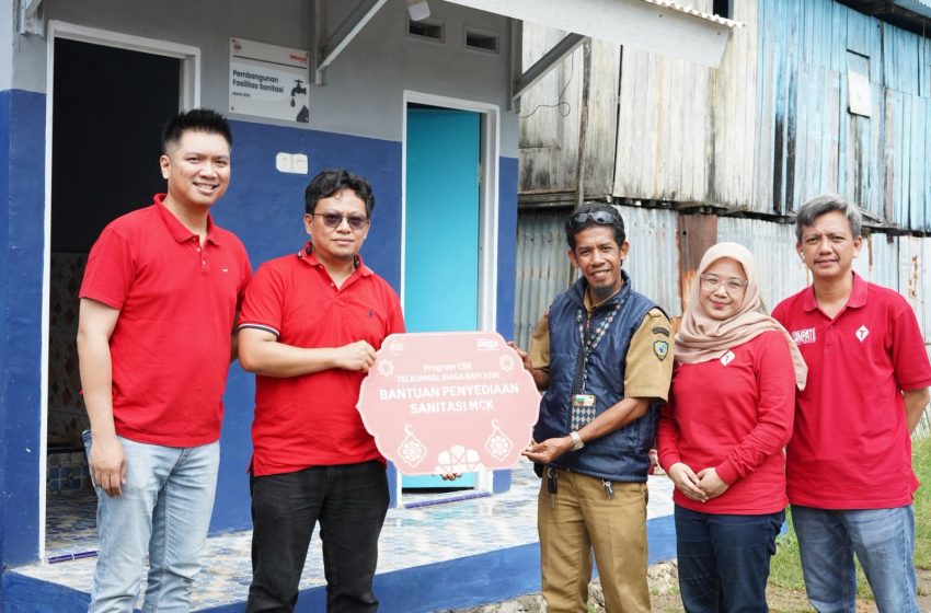  Warga Parasengan Beru Kini Tak Lagi Kesulitan Sanitasi Telkomsel Bangun MCK dan Air Bersih