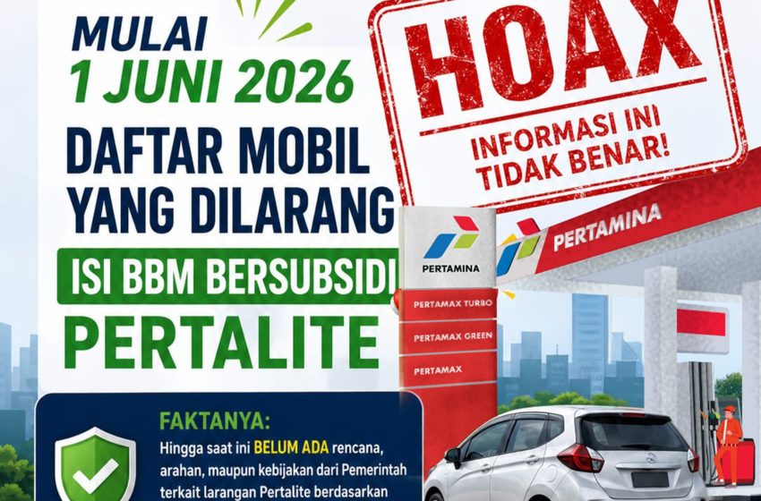  Pertamina Bantah  Larangan Pertalite untuk Kendaraan Merk Tertentu per 1 Juni 2026 Tidak Benar