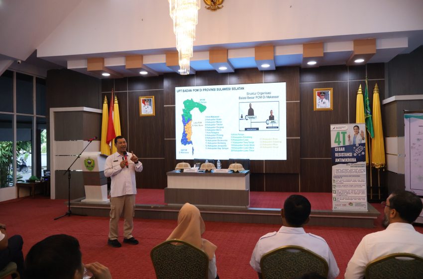  BBPOM Gelar Advokasi AMR di Barru