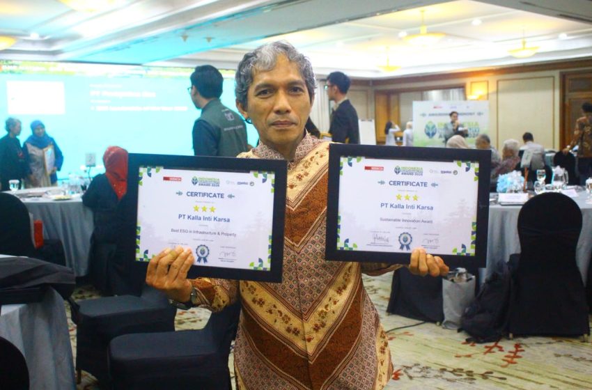  Kalla Inti Karsa Raih Pengakuan atas Implementasi ESG