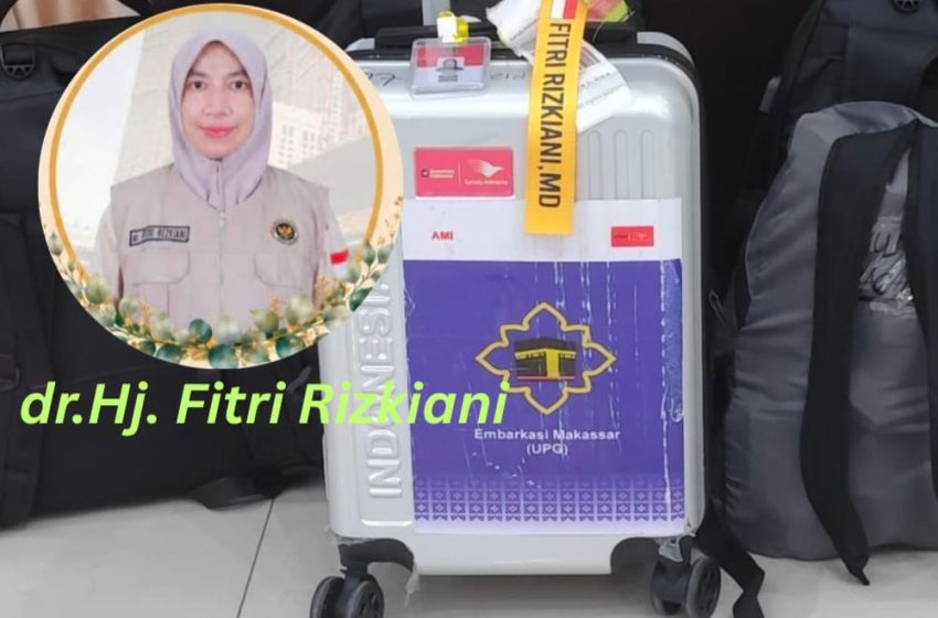  Kloter 38 Tiba di Makassar, Koper dr. Fitri Rizkiani Menjadi Simbol Pengabdian di Tanah Suci