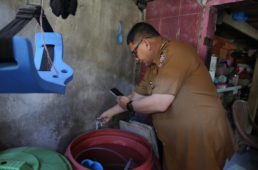  Appi Turun Langsung Cek Aliran Air PDAM di Permukiman Warga