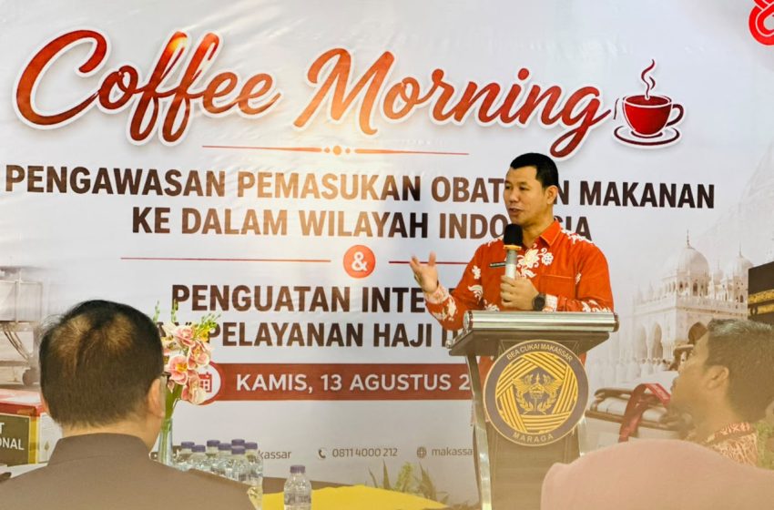  BBPOM Makassar dan Bea Cukai Edukasi Travel Agent Haji dan Umrah soal Batas Barang Bawaan Jamaah