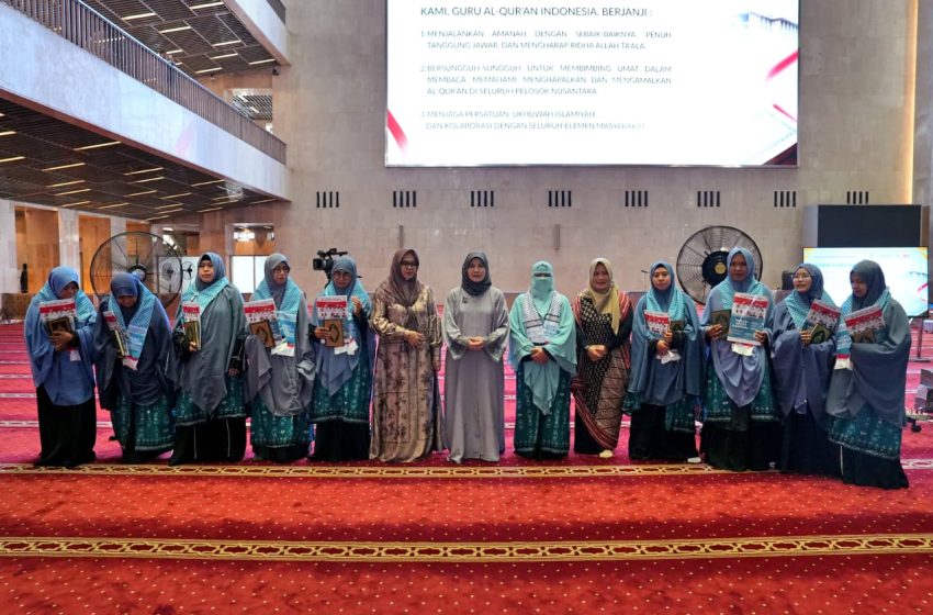  Aliyah Mustika Ilham Hadiri Pengukuhan 10.000 Guru Al-Qur’an 