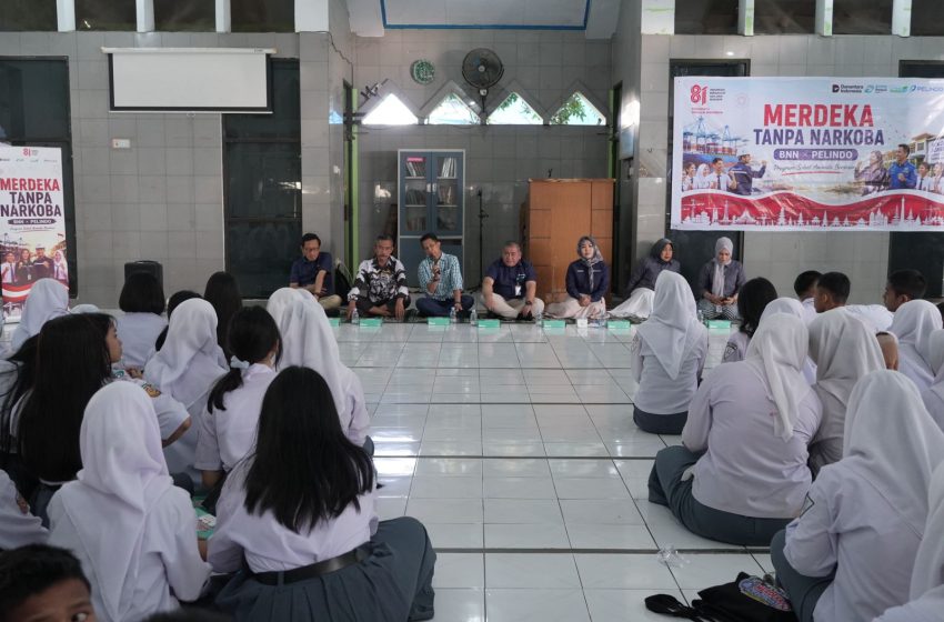  Pelindo Gandeng BNN Edukasi Pelajar Makassar tentang Bahaya Narkoba