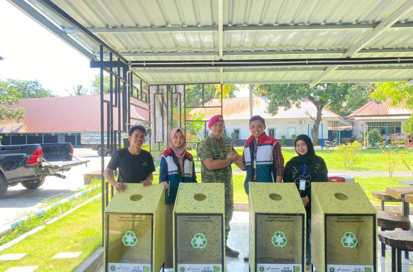  143 Kilogram Limbah Plastik Tiap Bulan, Pertamina Makassar Ubah Jadi Furniture