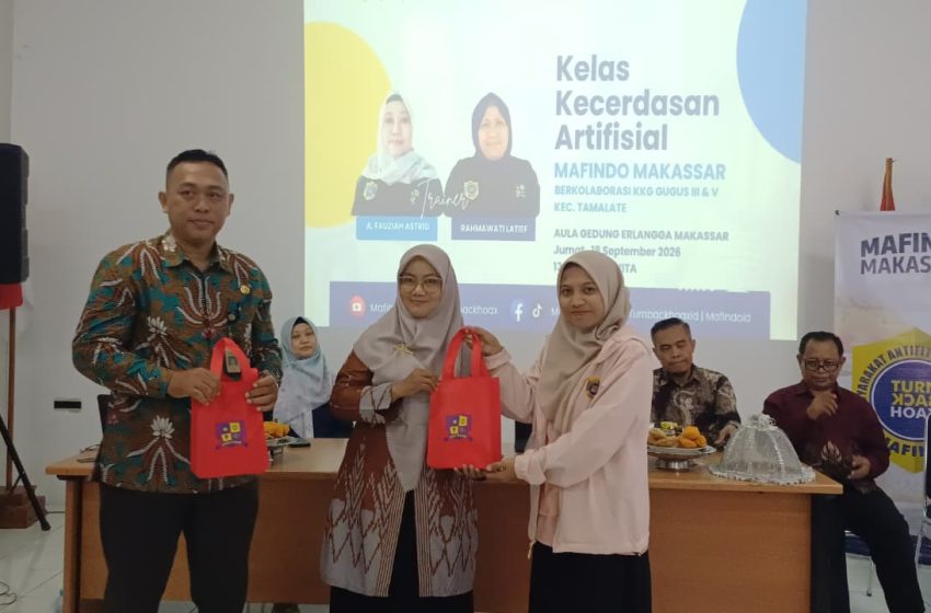  114 Guru Tamalate Ikuti Pelatihan AI, MAFINDO Dorong Pembelajaran Adaptif