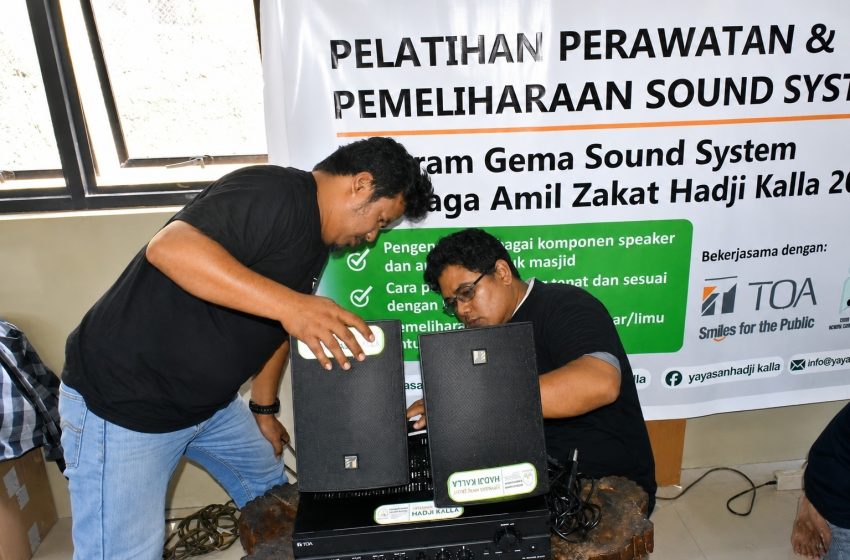  LAZ Hadji Kalla Perluas Manfaat ZIS Lewat Program Gema Sound System