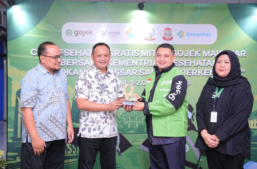  Pengemudi Gojek Ikuti Cek Kesehatan Gratis, Munafri Soroti Perlindungan Keluarga