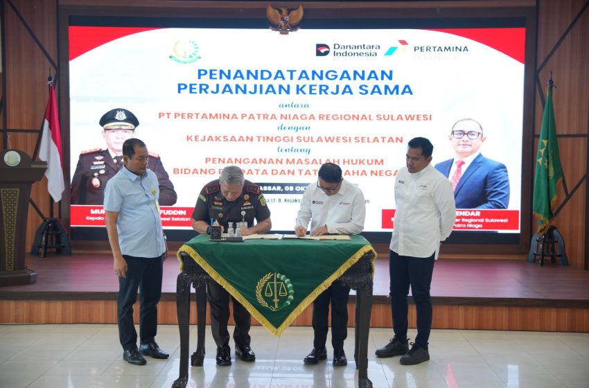  Teken Perjanjian Kerja Sama, Pertamina Patra Niaga Perkuat Hubungan dengan Kejati Sulsel
