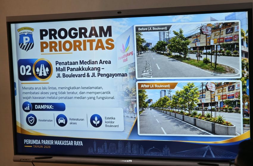  Kurangi Parkir Liar, Makassar Kaji Gedung Parkir di Boulevard dan Karebosi